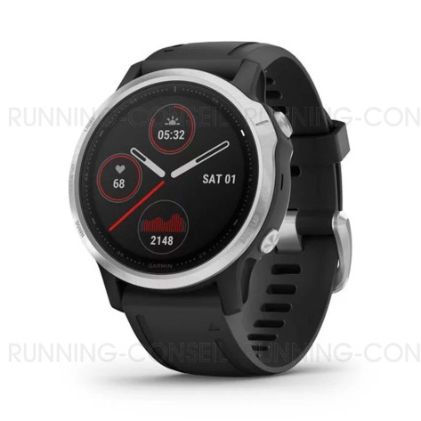 GARMIN Fénix 6S Mixte avec bracelet noir