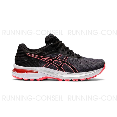 ASICS GEL-PURSUE 7 Femme BLACK/BLAZING CORAL