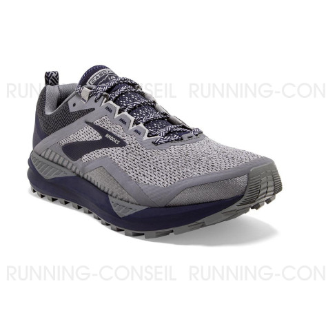 BROOKS Cascadia 14 Homme Grey/Navy 