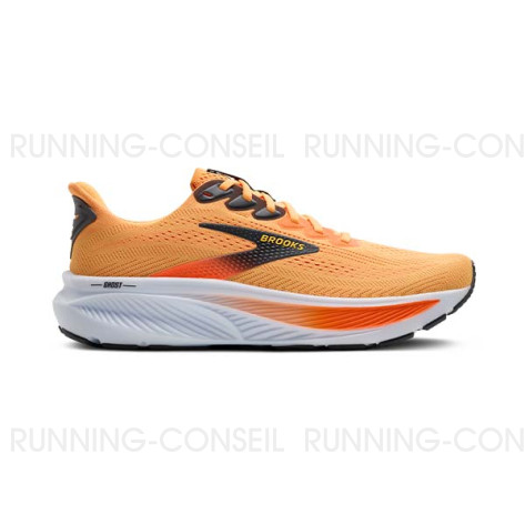 BROOKS Ghost 17 Homme Blazing Orange/Yellow/Ebony