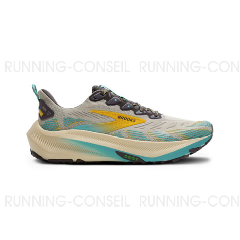 BROOKS Ghost Trail Homme Bleached Sand/Rabbit/Bluefish