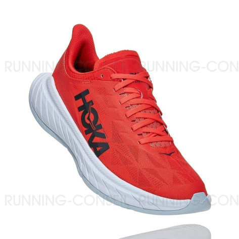 HOKA ONE ONE CARBON X 2 Homme Fiesta/White