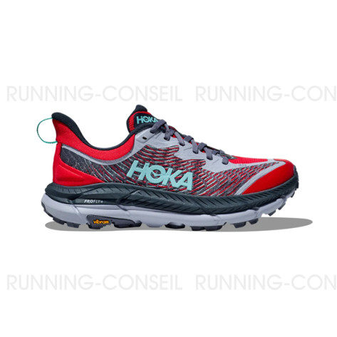 HOKA Mafate Speed 4 Femme CERISE / STORMY SKIES