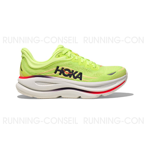 HOKA BONDI 9 Homme NEON YUZU / SUNLIGHT