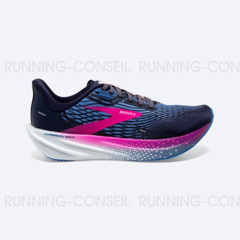 BROOKS HYPERION MAX FEMME PEACOAT/MARINA BLUE/PINK GLO