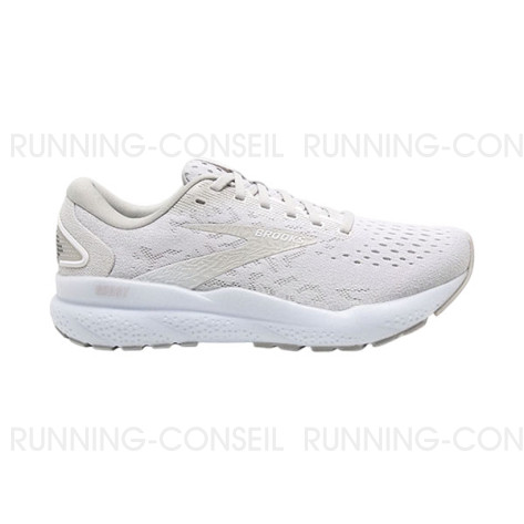 BROOKS Ghost 16 Femme White/White/Grey