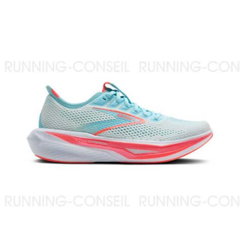 BROOKS Hyperion 3 Femme White/Pink Clay/Atomizer