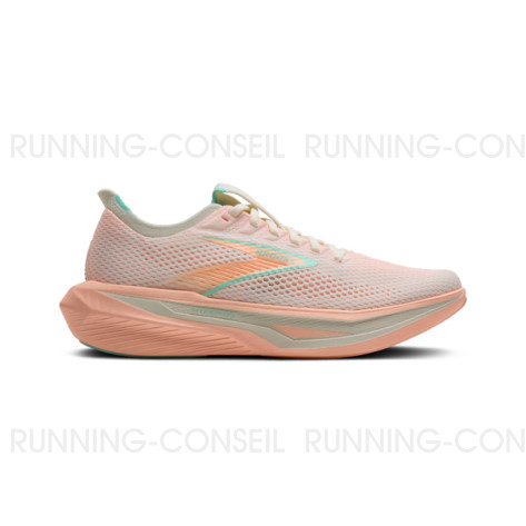 BROOKS Hyperion 3 Femme Coconut/Coral/Yucca