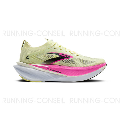 BROOKS Hyperion Max 3 Femme Luminary/Cyber Pink/Black