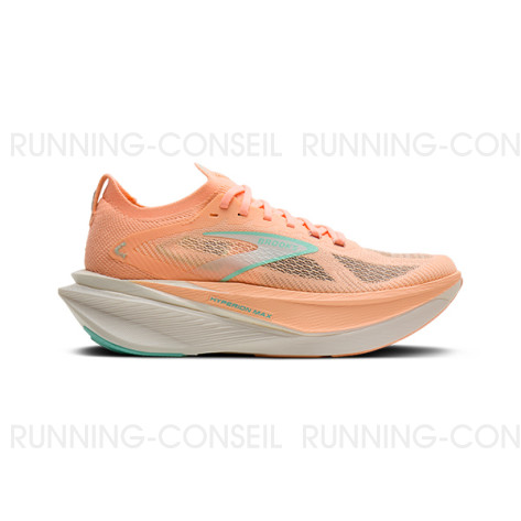 BROOKS Hyperion Max 3 Femme Coral/Yucca/Coconut