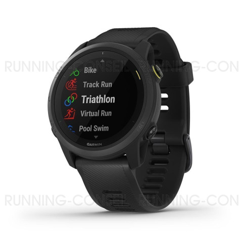GARMIN Forerunner 745 Mixte Black