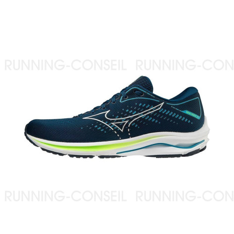 MIZUNO WAVE RIDER 25 Homme GIBRALTARS/WHT/GREENGECK