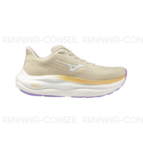 MIZUNO WAVE SKY 9 Femme Summer Sand/White/Curds&Whey