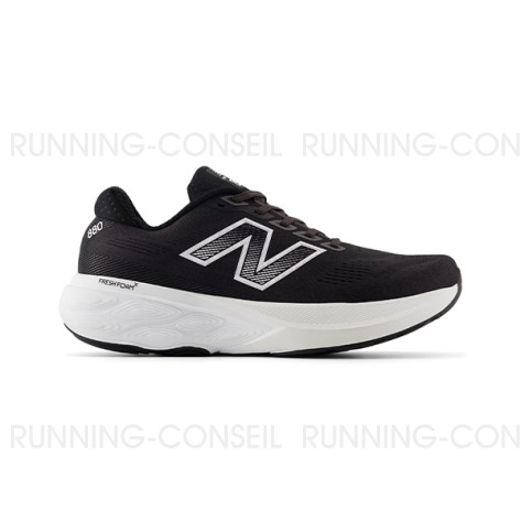 NEW BALANCE 880v15 HOMME BLACK / WHITE / REFLECTION B15