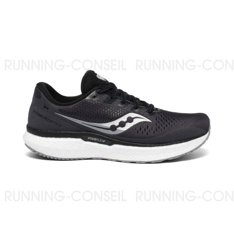 SAUCONY TRIUMPH 18 Homme - Charcoal | White