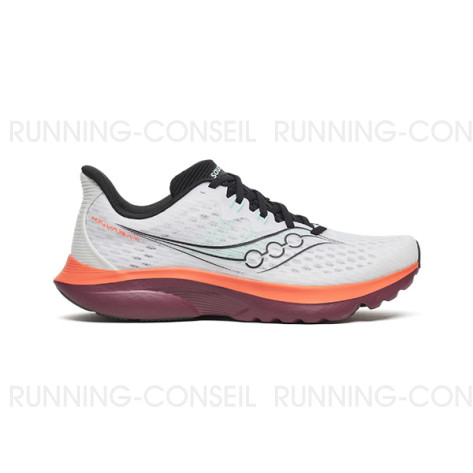 SAUCONY KINVARA 16 Homme WHITE/CRIMSON