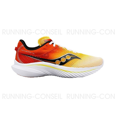 SAUCONY KINVARA 14 Homme WHITE/VIZIGOLD