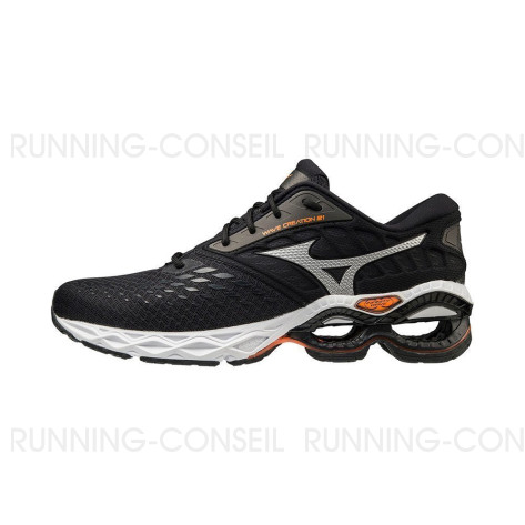 Mizuno Wave Creation 21 Homme Black / Phantom / SOrange