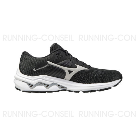 MIZUNO WAVE INSPIRE 17 Femme BLACK / LUNAR ROCK / BLACK