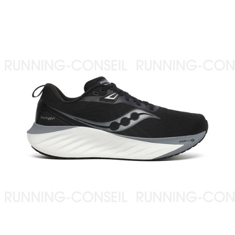 SAUCONY TRIUMPH 22 BLACK/WHITE