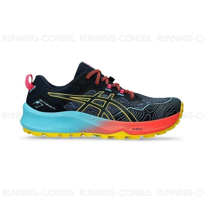 ASICS GEL Trabuco 11 Femme FRENCH BLUE VIBRANT YELLOW