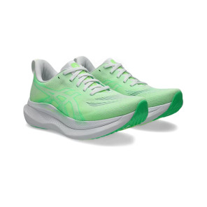 ASICS GLIDERIDE MAX 2 Femme WHITE/VITAL GREEN
