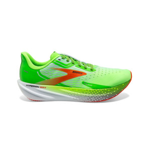 BROOKS HYPERION MAX HOMME GREEN GECKO/RED ORANGE/WHITE