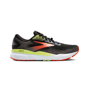 BROOKS Ghost 16 GTX Homme Black/Mandarin Red/Green