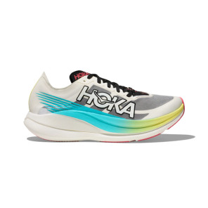 HOKA Rocket X 2 Mixte YUZU / CIELO BLUE