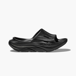 HOKA U ORA RECOVERY SLIDE 3 Mixte BLACK / BLACK