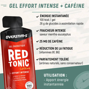 OVERSTIM'S Red Tonic   Menthe Eucalyptus