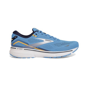 BROOKS GHOST 15 HOMME BLUE/PEACOAT/ORANGE