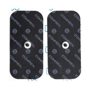 COMPEX Electrodes Rectangulaires Single Snap 5x10 cm