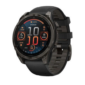 GARMIN FĒNIX 8 51mm  SAPPHIRE AMOLED  TITANE-CARBONE GREY