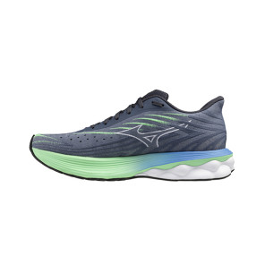 MIZUNO WAVE SKYRISE 6 Homme Vintage Indigo/White/Neo Mint