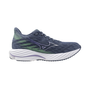 MIZUNO WAVE RIDER 28 Femme Citadel/White/Neo Mint