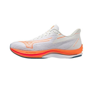 MIZUNO WAVE REBELLION SONIC Homme WHITE/ORANGE/BLUE