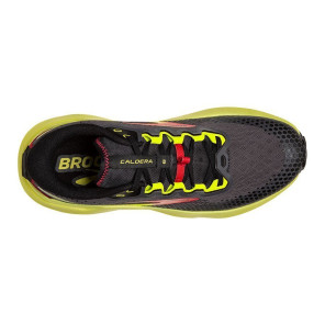 BROOKS Caldera 6 1D Homme Black/Fiery Red/Blazing Yellow