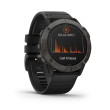 GARMIN FENIX 6X PRO SOLAR Mixte Titane / Carbon Gray DLC avec bracelet noir 