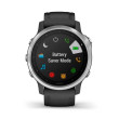 GARMIN Fénix 6S Mixte avec bracelet noir