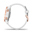 GARMIN vívoactive 4s Rose Gold avec bracelet silicone blanc