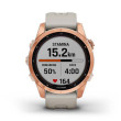 GARMIN Fénix 7S Solar Mixte Rose Gold w/Light Sand Band EM