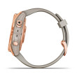 GARMIN Fénix 7S Solar Mixte Rose Gold w/Light Sand Band EM