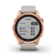 GARMIN Fénix 7S Solar Mixte Rose Gold w/Light Sand Band EM