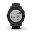 GARMIN Fénix 7 Solar Mixte Gray/Black