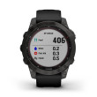 GARMIN Fénix 7 Sapphire Solar Mixte Titane, Carbon Gray, Black