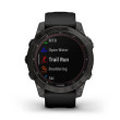 GARMIN Fénix 7 Sapphire Solar Mixte Titane, Carbon Gray, Black