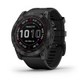 GARMIN Fénix 7X Sapphire Solar Mixte Titane, Black