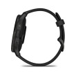 GARMIN Venu 3 Gray en acier inoxydable avec boîtier noir et bracelet en silicone noir