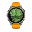 GARMIN FĒNIX 8 47mm SAPPHIRE AMOLED TITANE-ORANGE NOIR